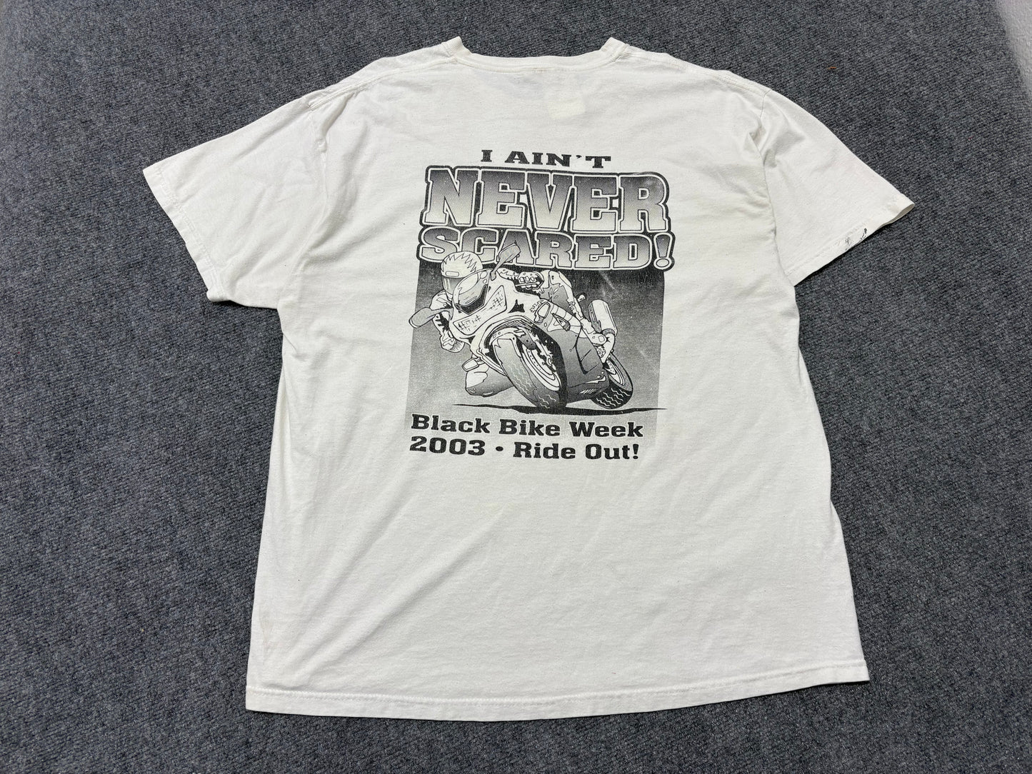 2003 Bikefest All Star Weekend Tee - White Size XL