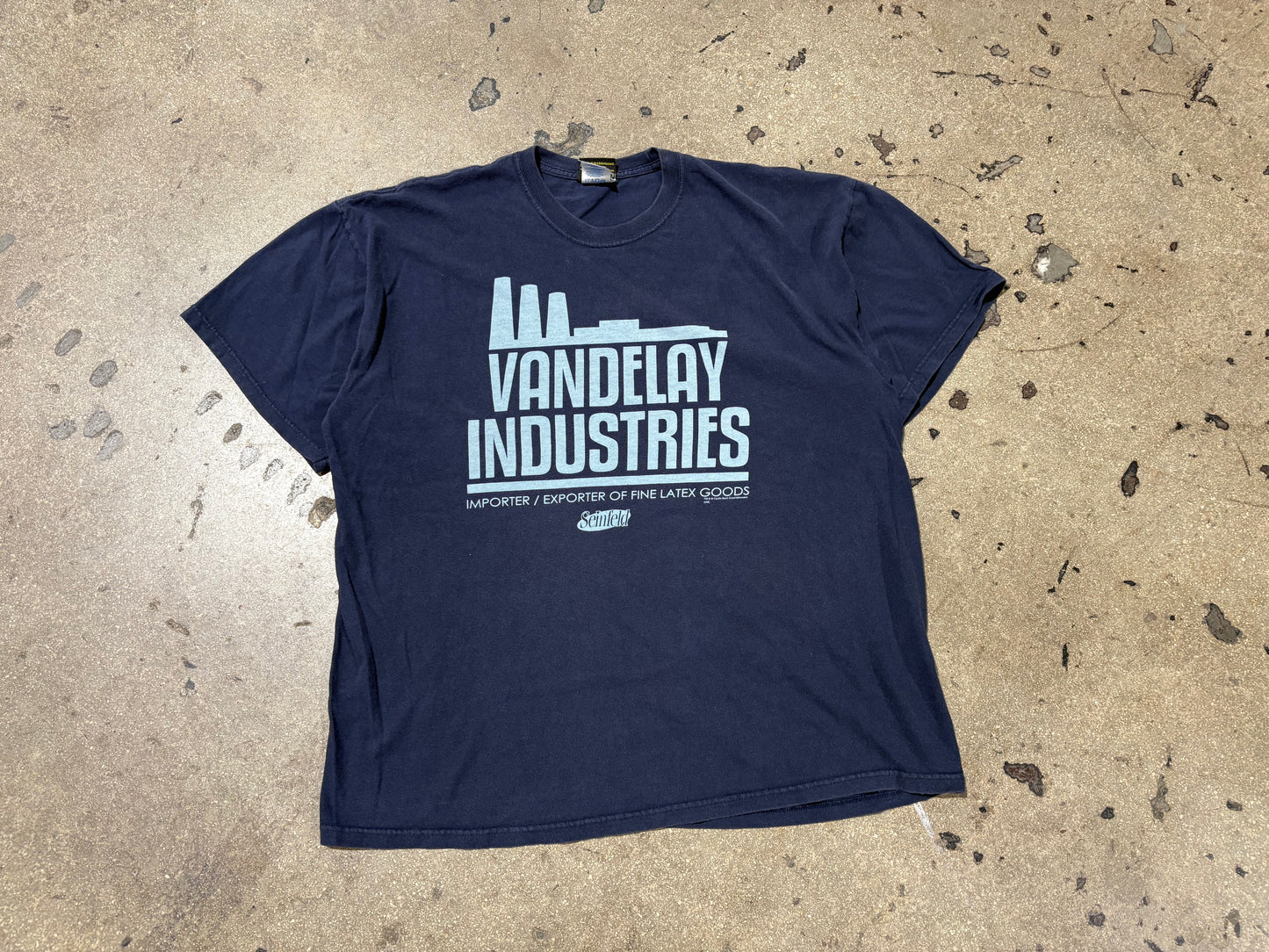 Seinfeld Vandelay Industries Tee - Navy Size XL