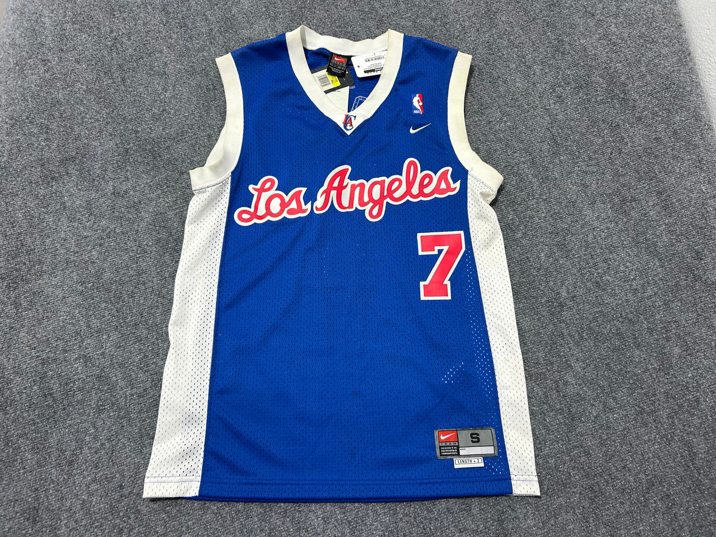 Los Angeles Clippers Odom #7 Basketball Jersey - Blue Size Small