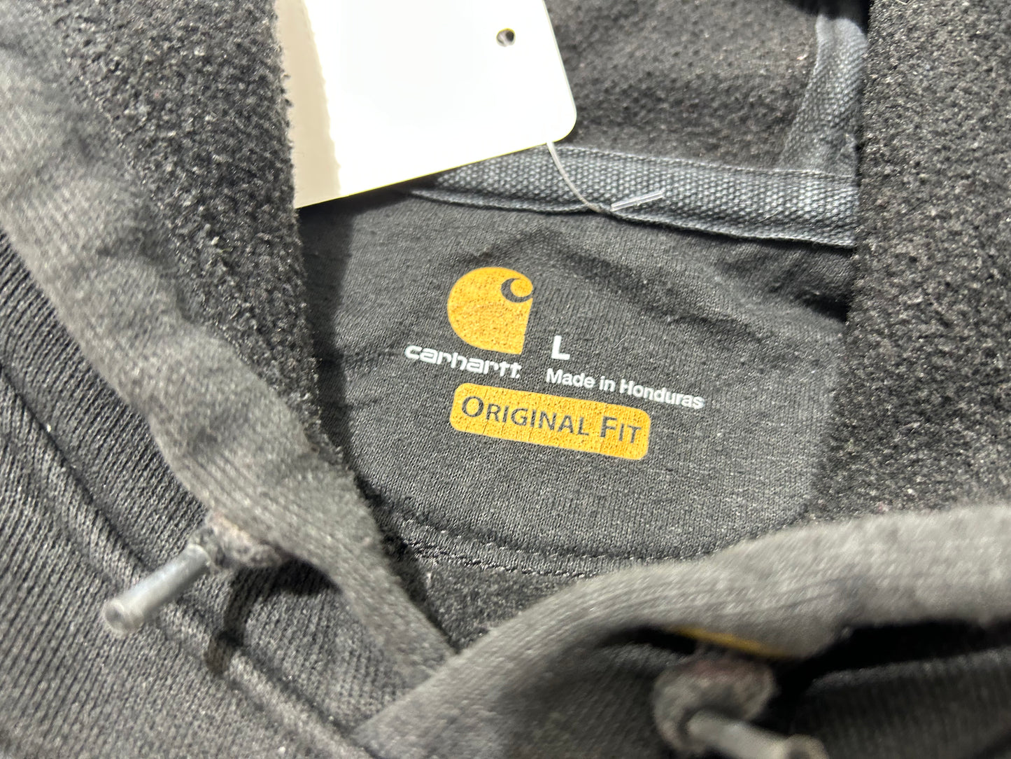 Carhartt Pullover Hoodie - Black Size Large