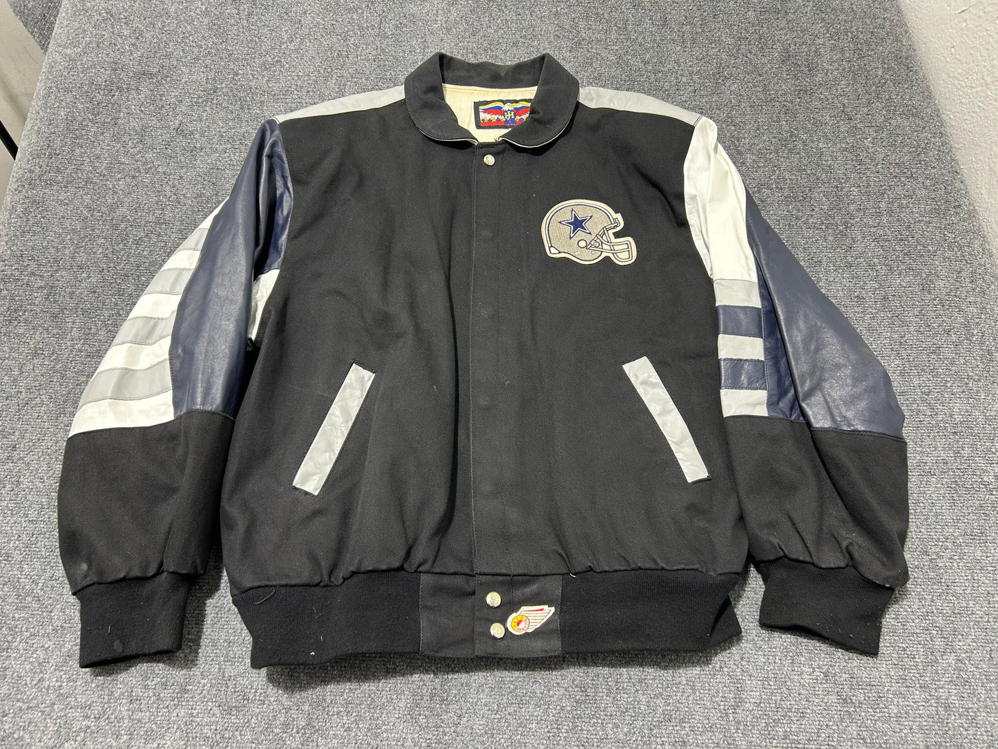 Jeff Hamilton Dallas Cowboys Jacket - Blue Size XL