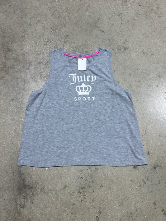 Womens Juicy Couture Sport Tank - Grey Size XXL