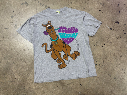 Scooby Dooby Doo Flowers Tee - Grey Size XL