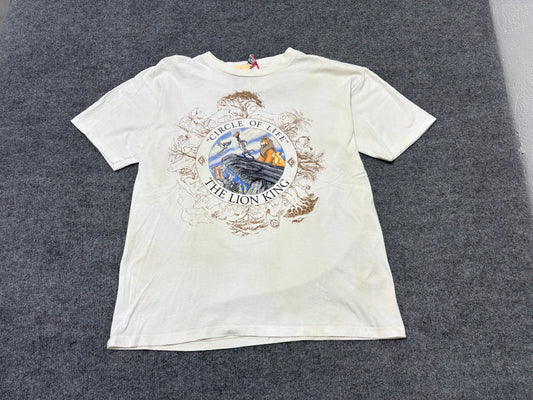 Lion King Circle of Life Tee - White Size Large