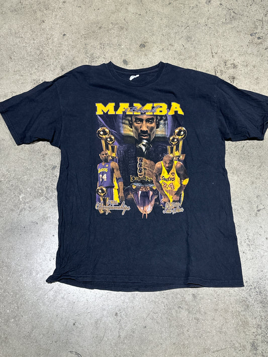 Kobe Bryant Lord of The Rings Tee - Black Size XL