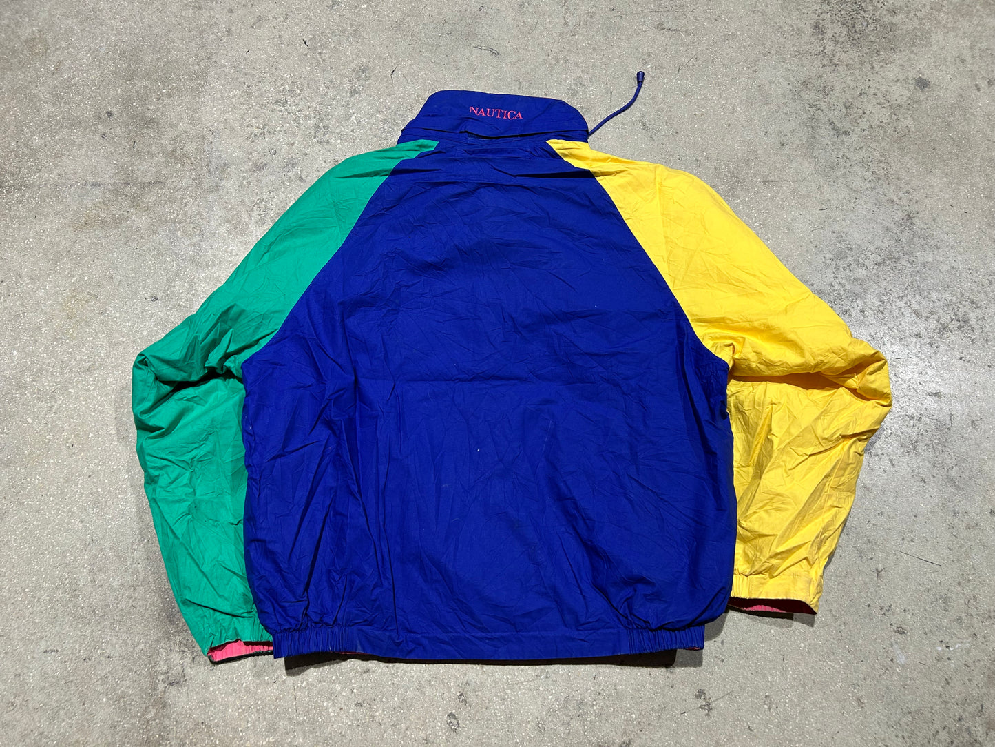 Nautica Color Block Reversible Jacket - Multi Size Large