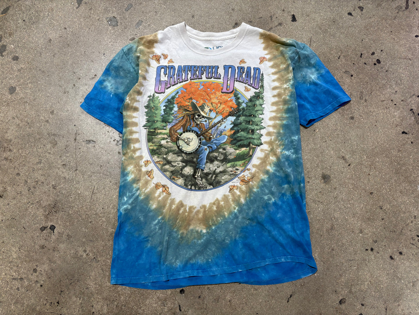 2000 Grateful Dead 94 Fall Tour Tee - Tie Dye Size XL