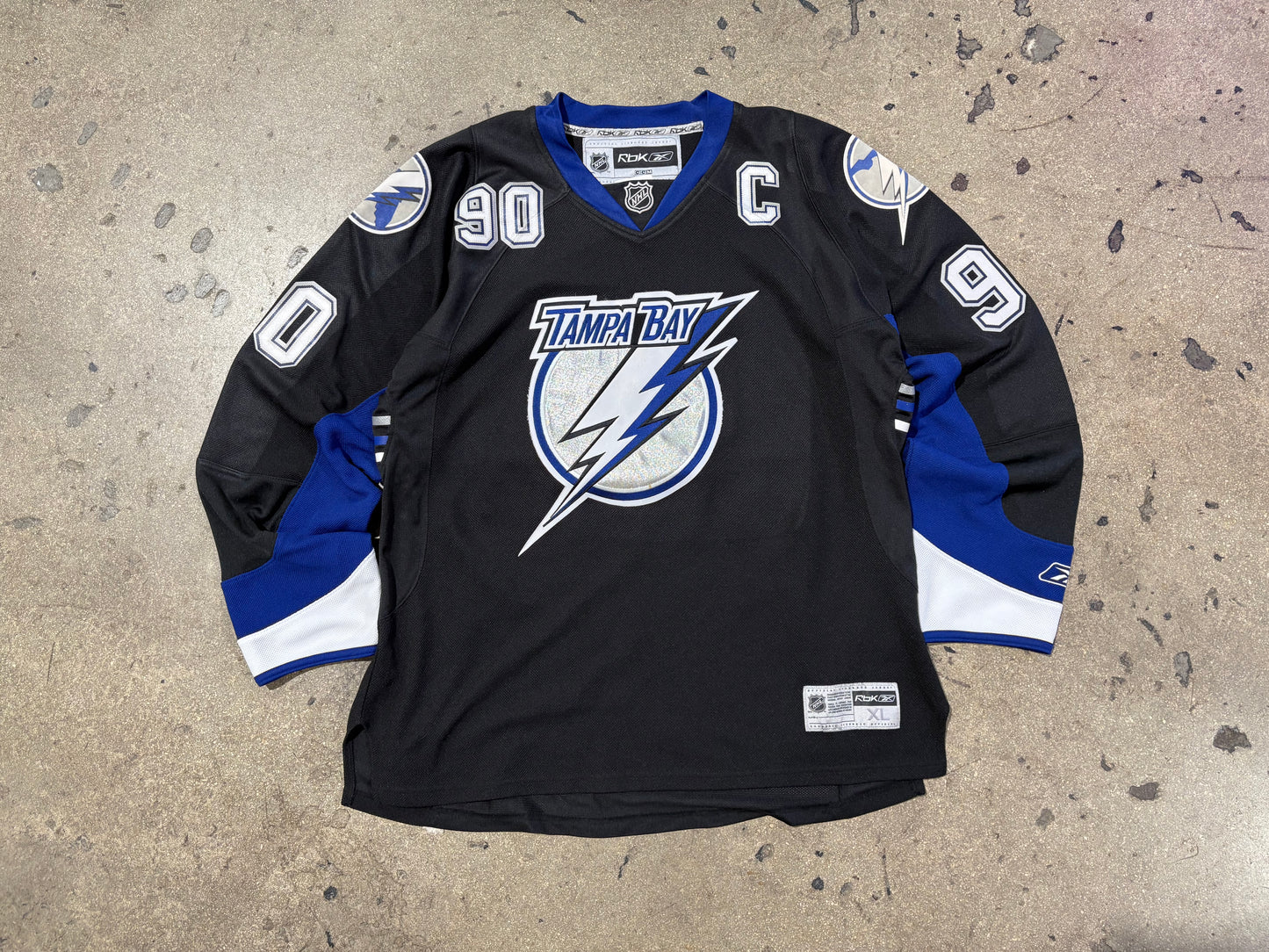 Reebok Tampa Bay Lightning Green #90 Jersey Size XL