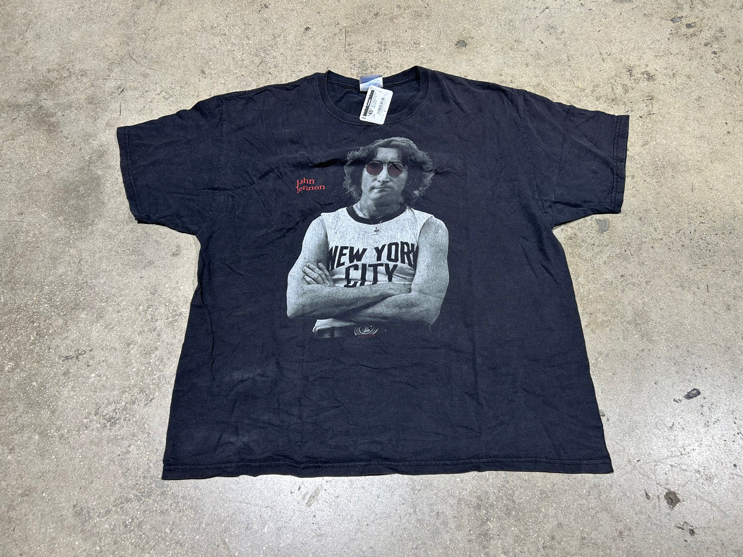 John Lennon Some Would Say Im Dreamer Tee - Black Size XL