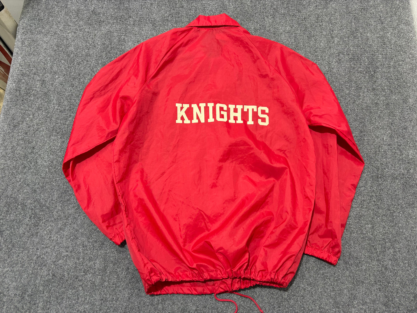 Champion Saint Odilia Knights Coaches Jacket - Red Size Medium