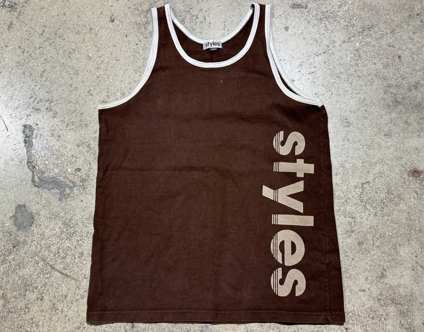 Styles Tank - Brown Size Medium