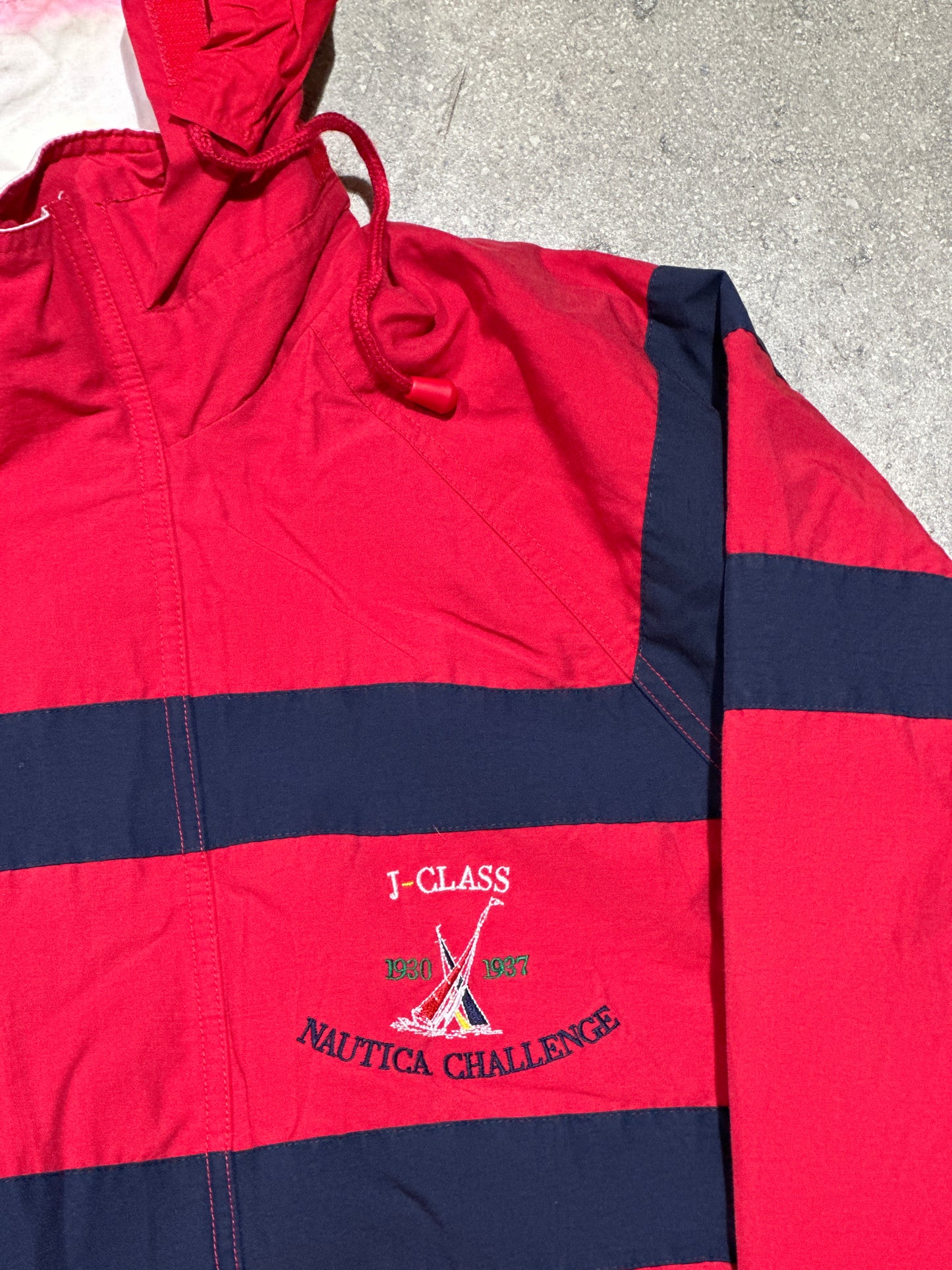 Nautica Challenge Jacket - Red/Navy Size M