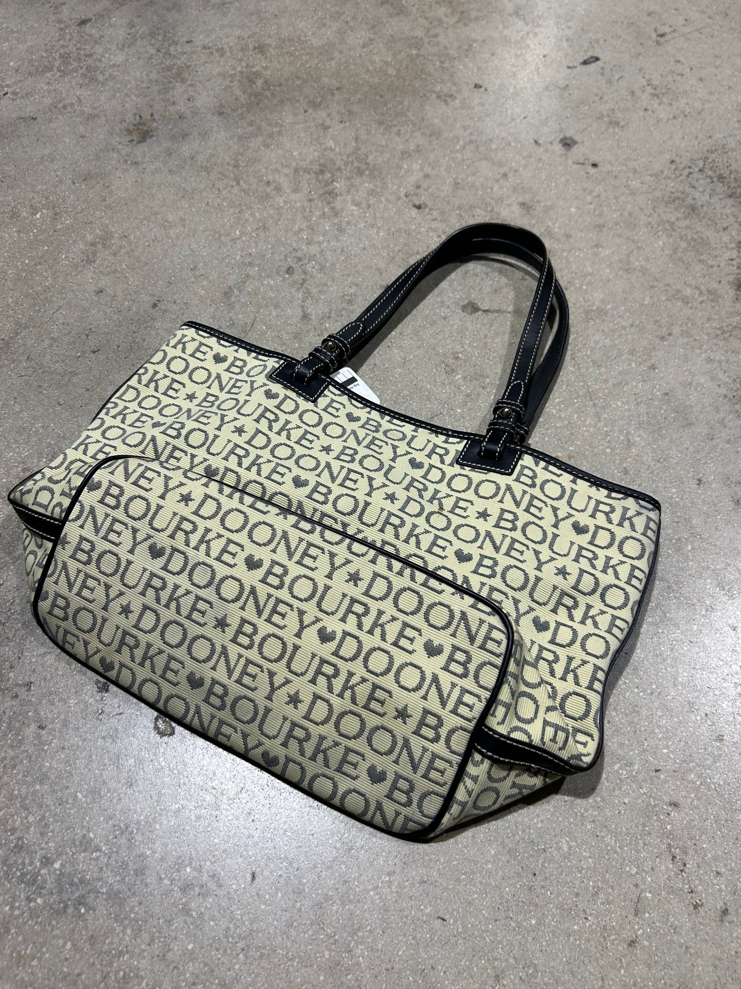 Dooney & Bourke Tote Bag - Cream with Grey