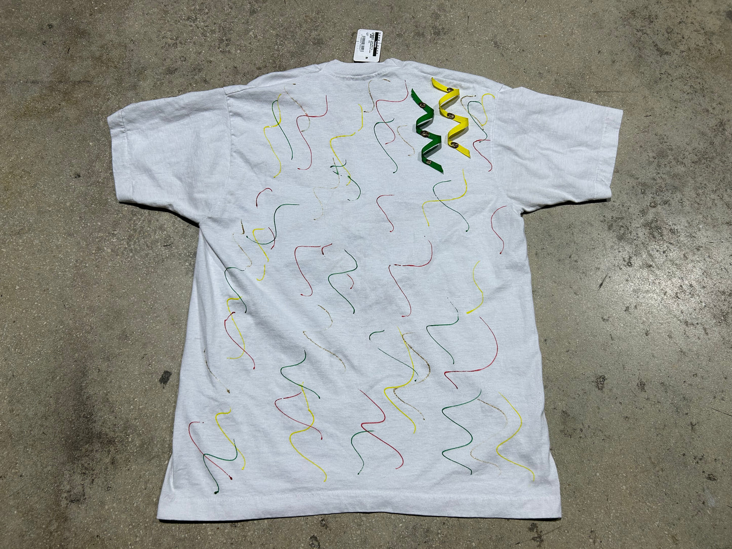 Custom Mom Tee - White/Multi Size Large (con)