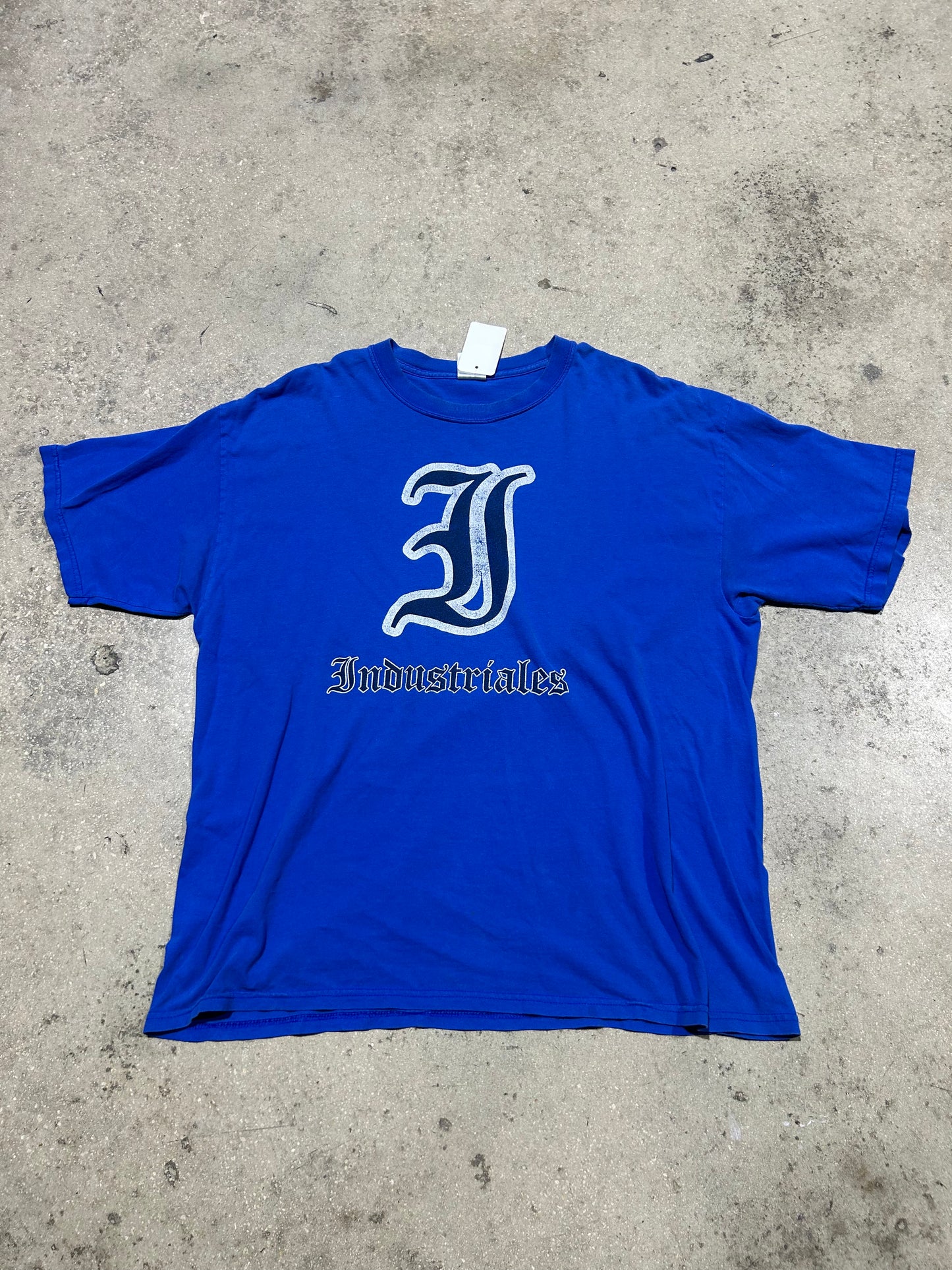 Cuba Los Industriales Baseball Tee - Blue Size XL