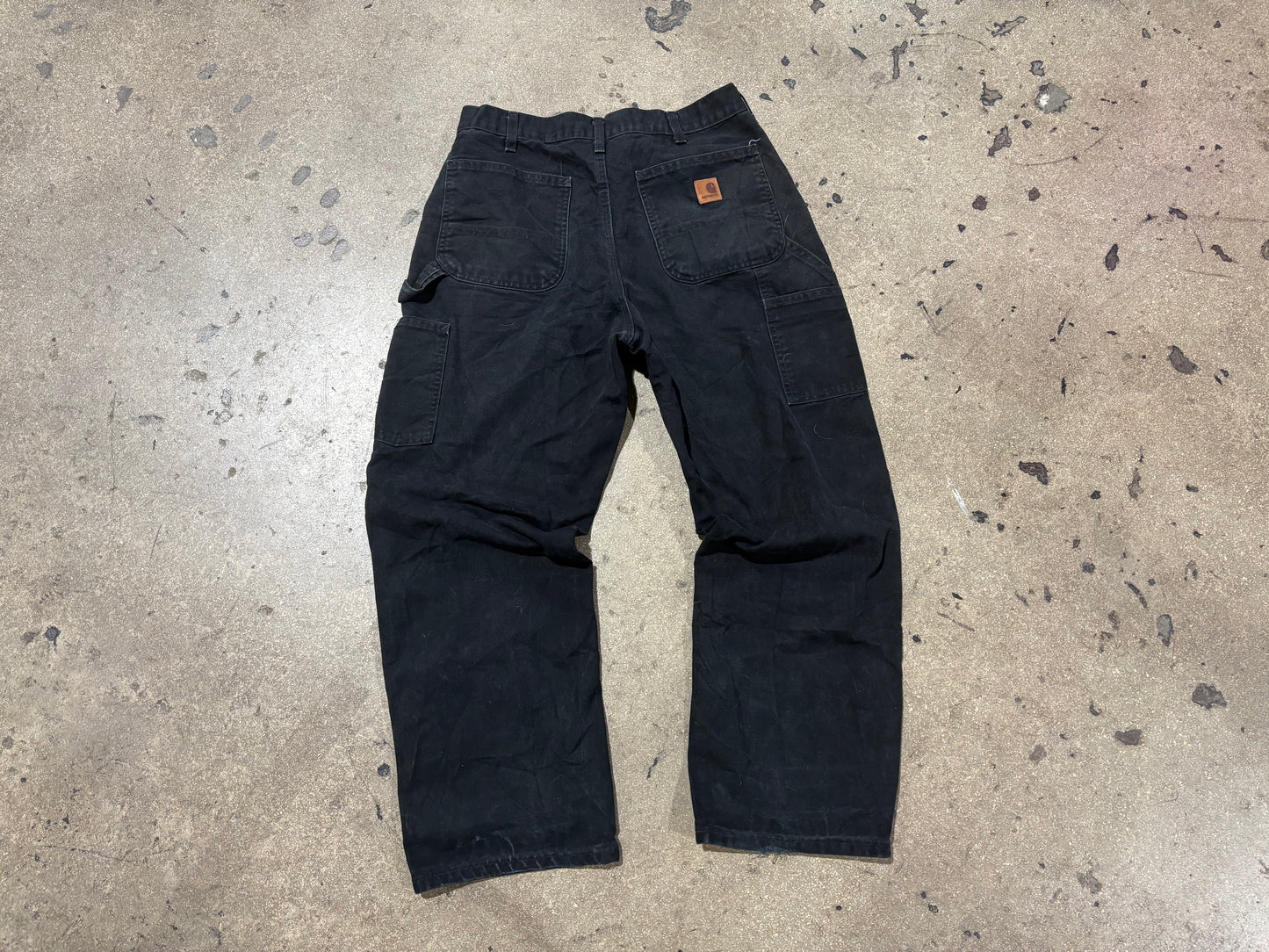 Carhartt Carpenter Work Pants - Black Size 32 x 30