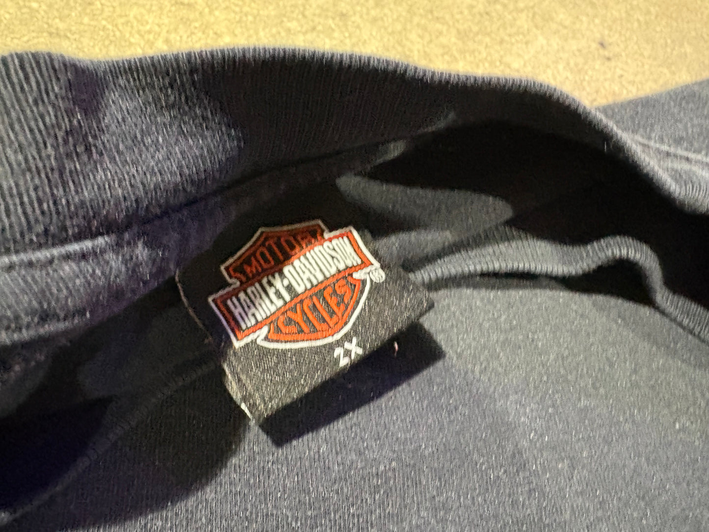 2004 Harley Davidson Arrowhead Tee - Black Size XXL