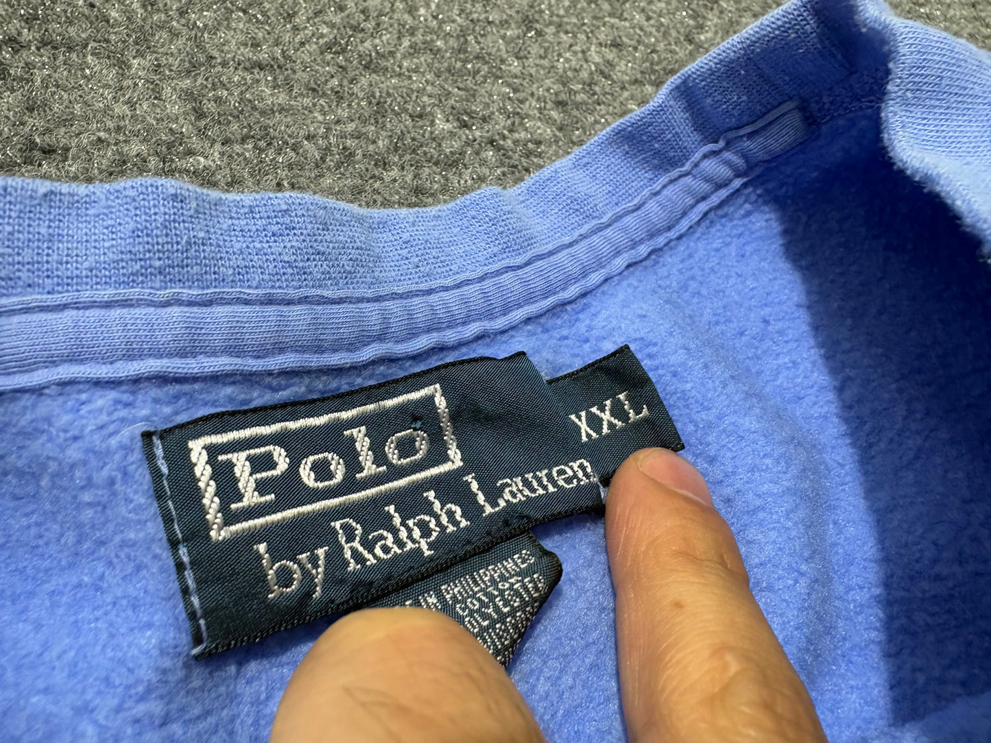 Polo Ralph Lauren Crewneck Sweatshirt - Blue Size XXL