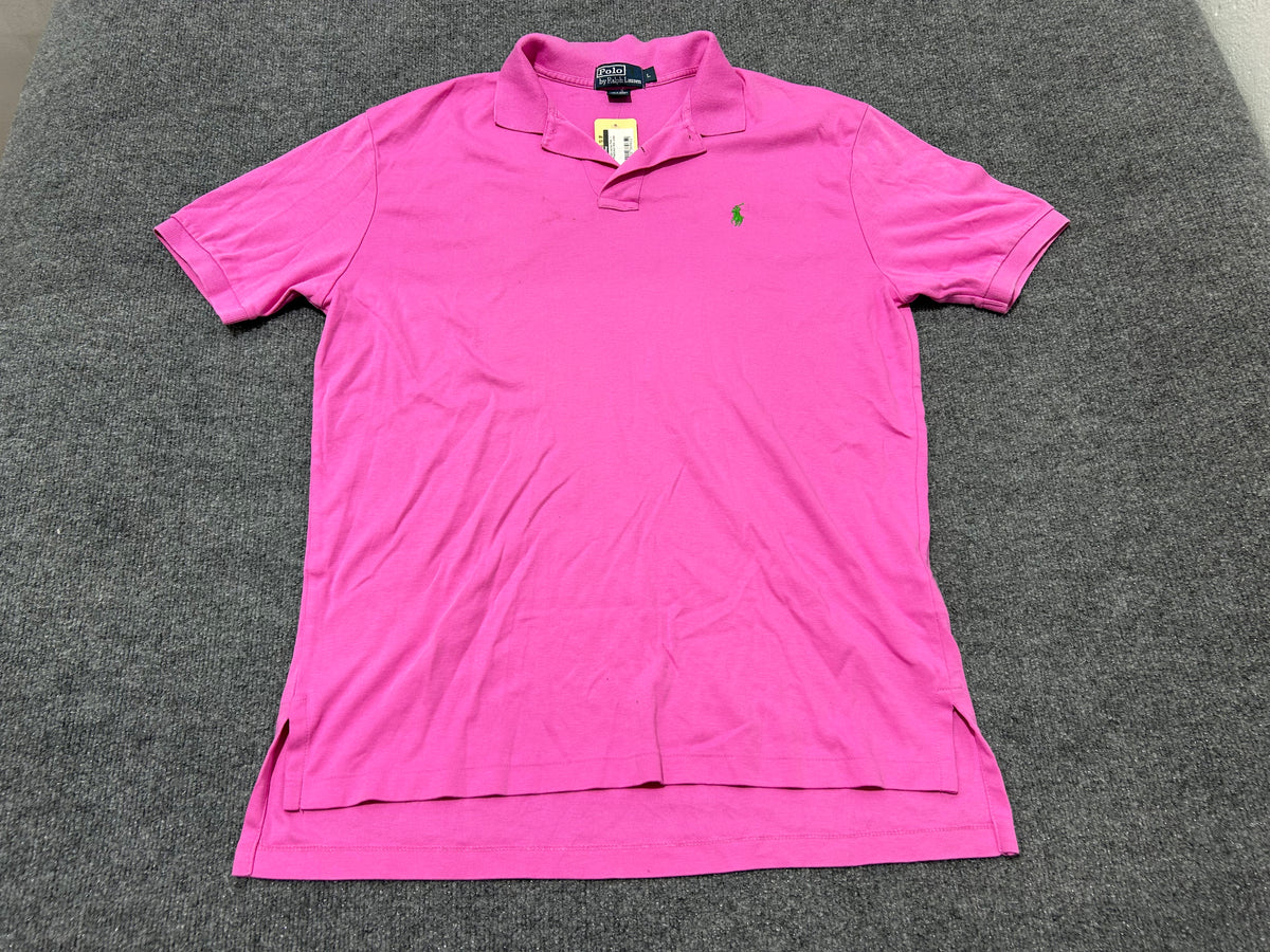 Ralph Lauren Polo - Pink/Green Size Large