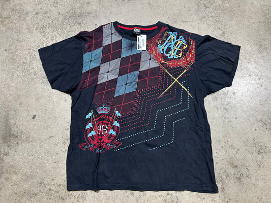 Enyce Big Print Tee - Red/Blue/Black Size XXL