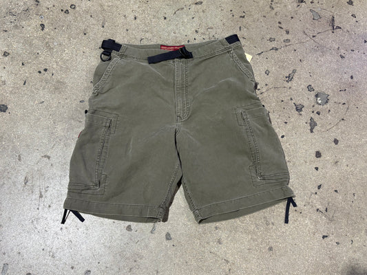Abercrombie & Fitch Cargo Shorts - Olive Size 34