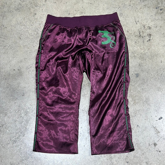 Marithe Francois Girbraud Satin Sweatpants - Purple Size 36x24