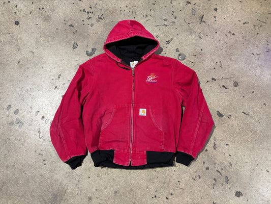 Carhartt Black Beauty Hooded Jacket - Red Size Large
