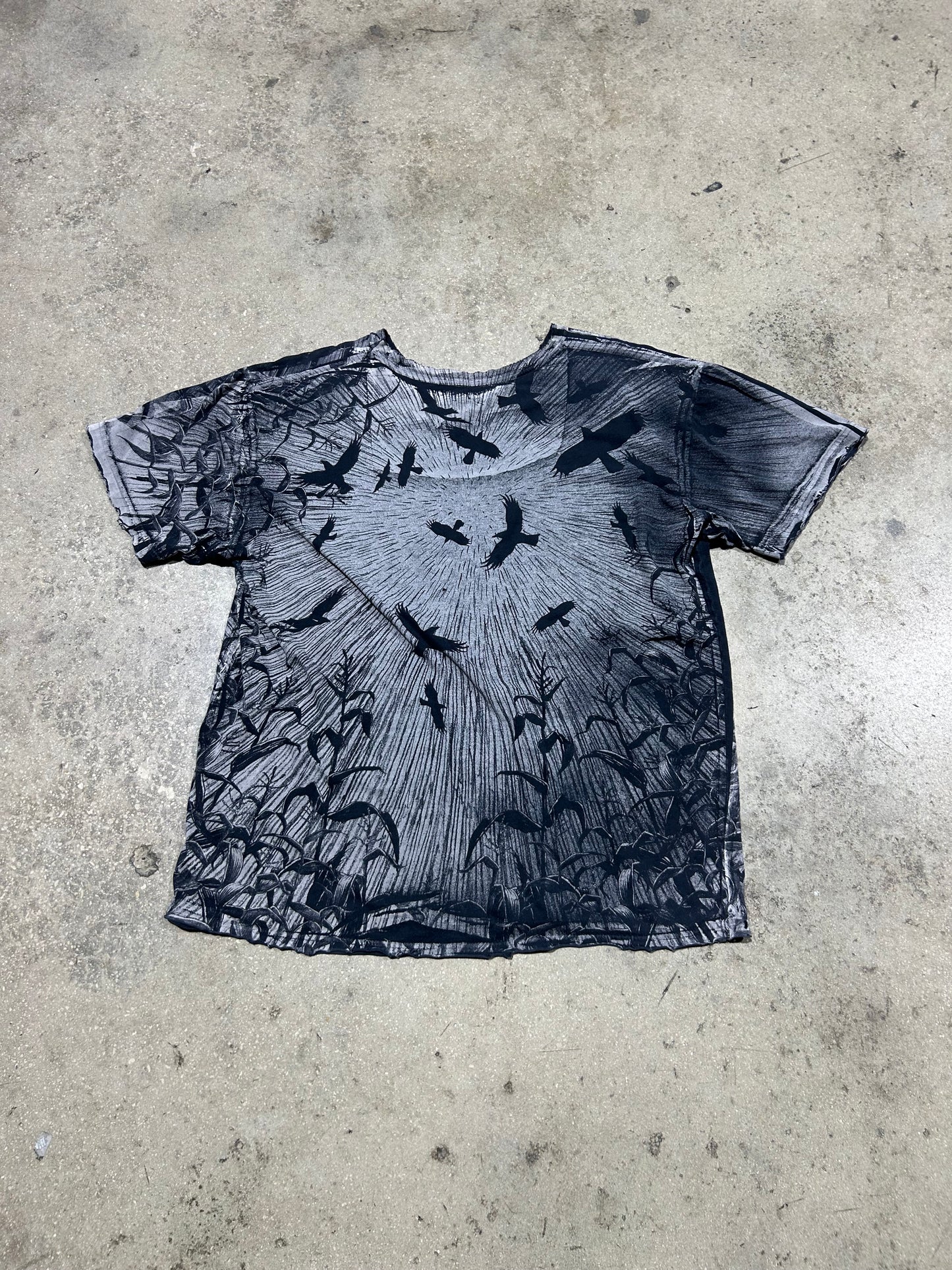 Affliction Grim Reaper AOP Tee - Black Size XL