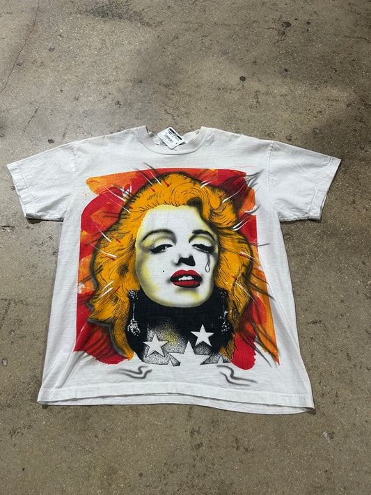Madonna Euro Rock Tee - White/Multi Size Small