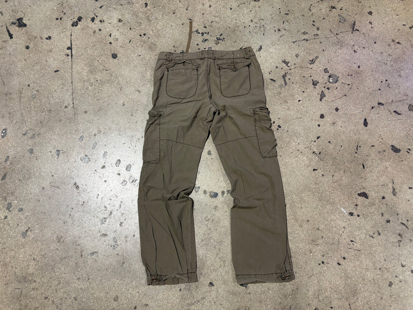 Women's Polo Ralph Lauren Polo Jeans Co Cargo Pants - Faded Brown Size 12