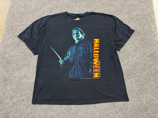 2007 Halloween Michael Myers Menacing Stance Tee - Black Size XL