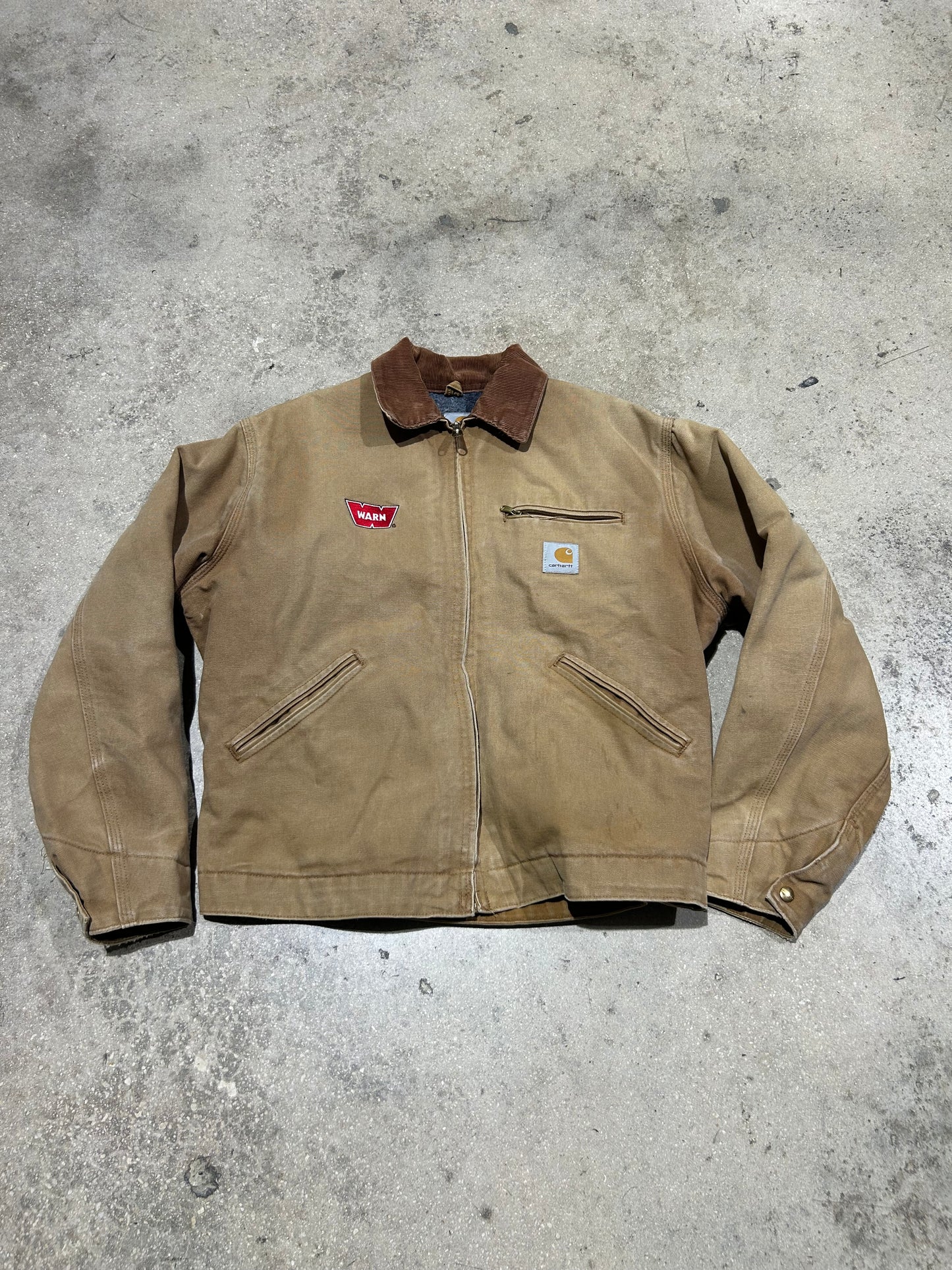 Carhartt Warn Detroit Jacket - Khaki Size Medium