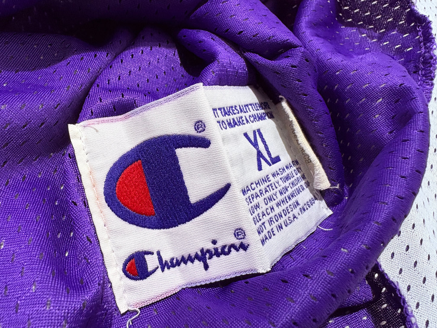 Champion Phoenix Suns Reversible Jersey - Purple / White Size XL