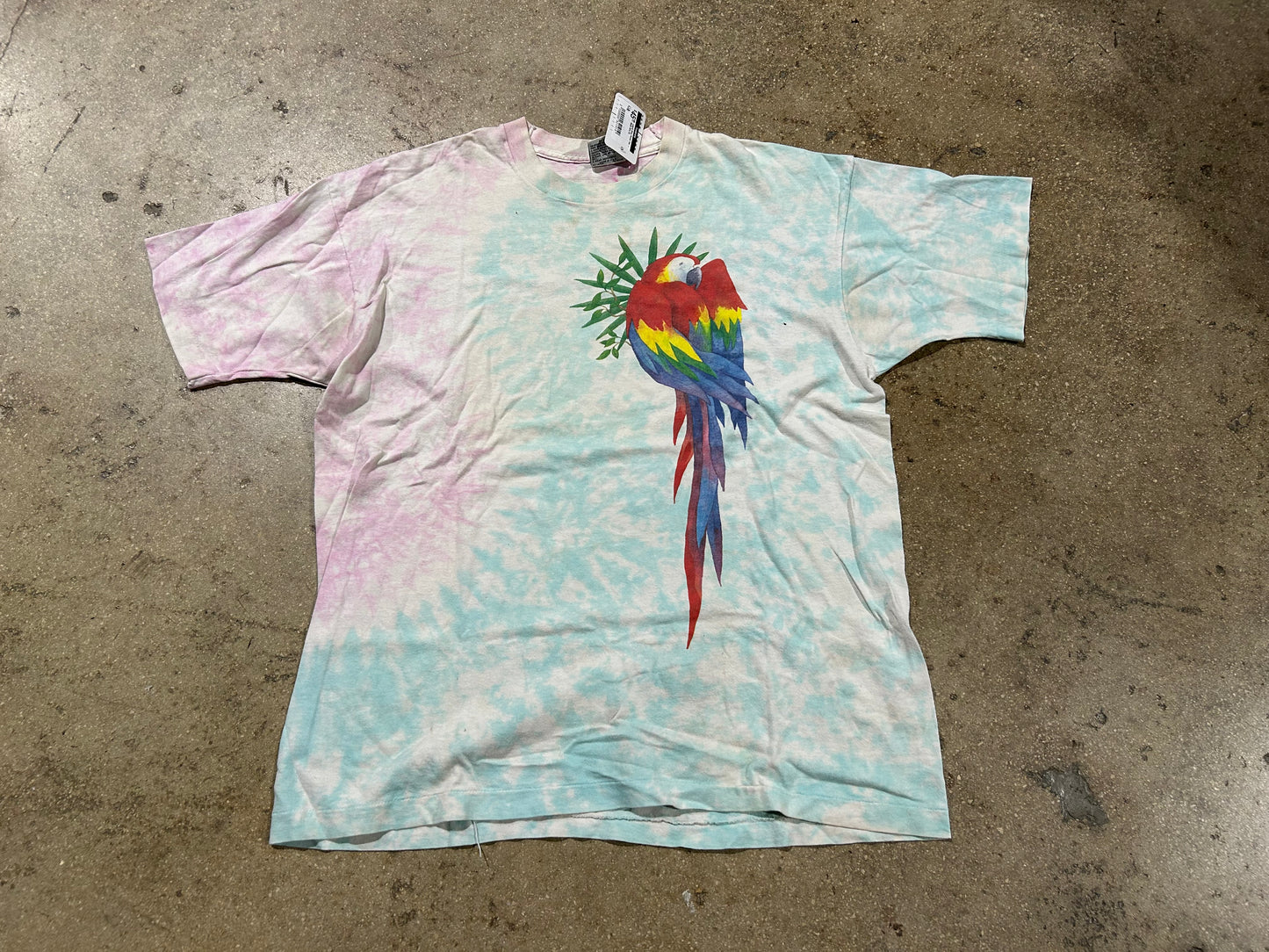 Liquid Blue Parrot Tee - Multi Size XL