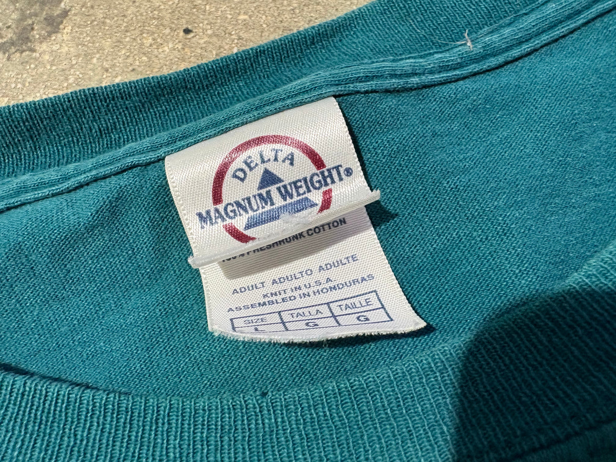 2011 Daytona Bike Week 69 Longe Sleeve Tee - Teal Size Large