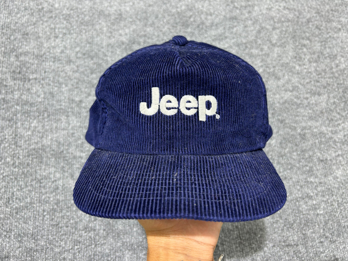 Jeep Corduroy Hat - Navy
