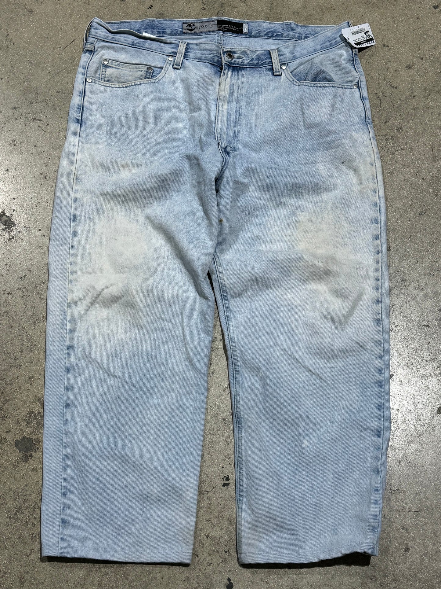 Levis Silver Tab Loose Fit Denim - Light Wash Size 40x30