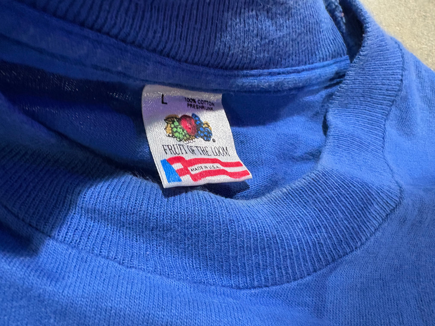 1994 Mutley The Dog Tee - Blue Size Large