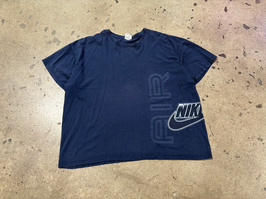 Nike Air Wrap Around Logo Tee - Navy Size 3XL
