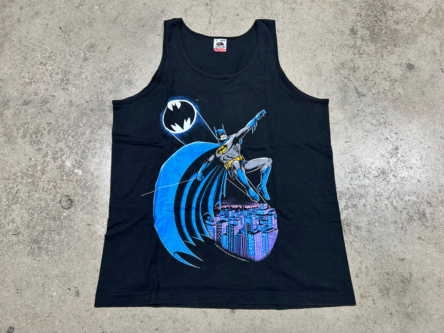 1988 Batman Tank Top - Black Size Large (con)