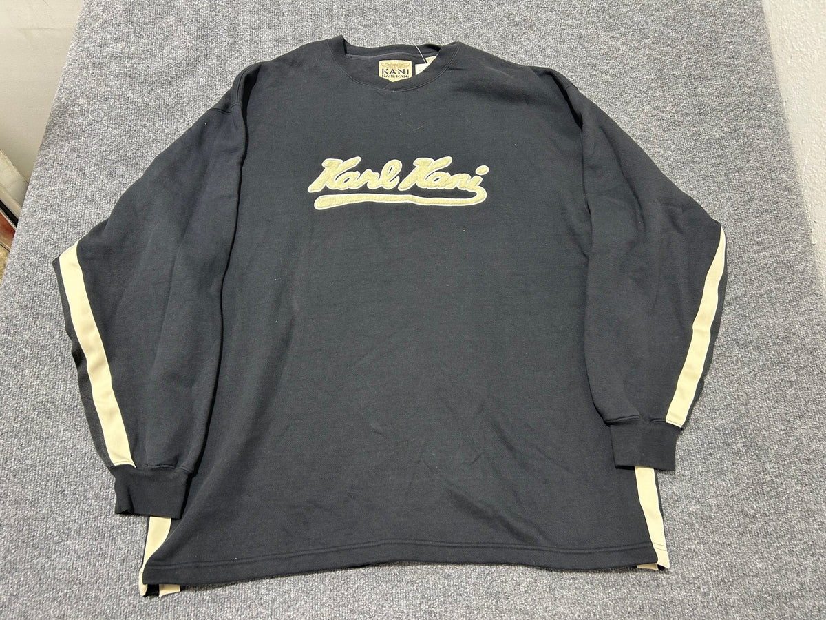 Karl Kani Crewneck - Black/White Size XXL