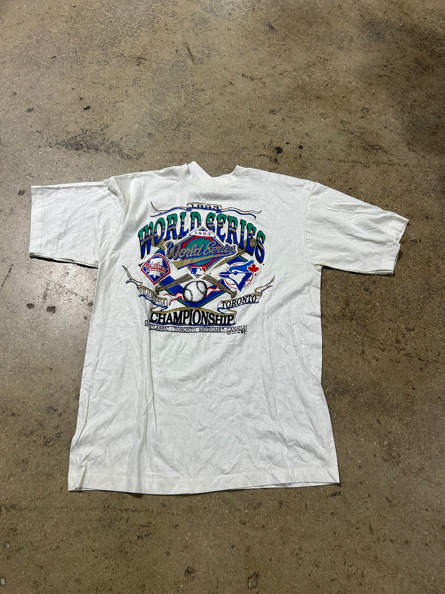 1993 World Series Tee - White Size OS