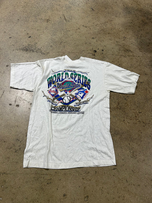 1993 World Series Tee - White Size OS