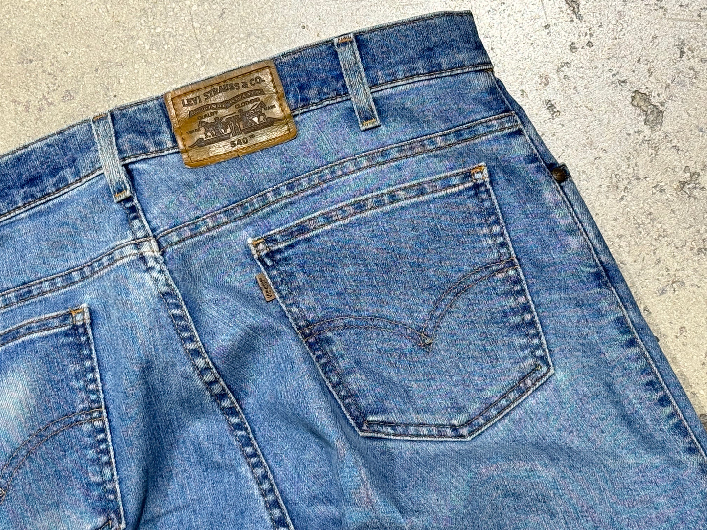 Levis 540 Gold Tab Denim - Light Wash Size 36x31