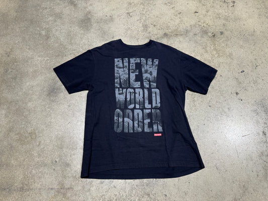 Supreme New World Order Tee - Black Size XL