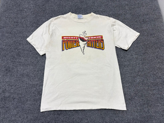 Mighty Tokin Power Hitters Weed Tee - White Size Large