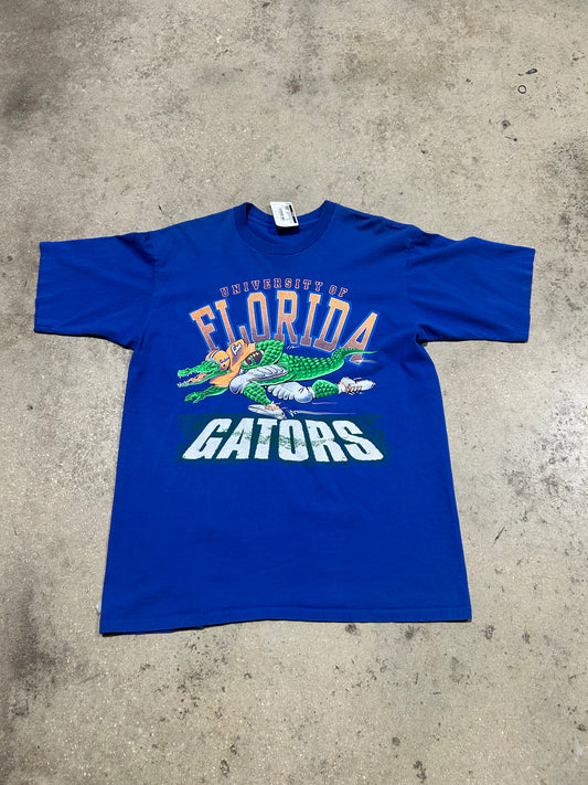 University Of Florida Running Gator Tee - Blue Size XL