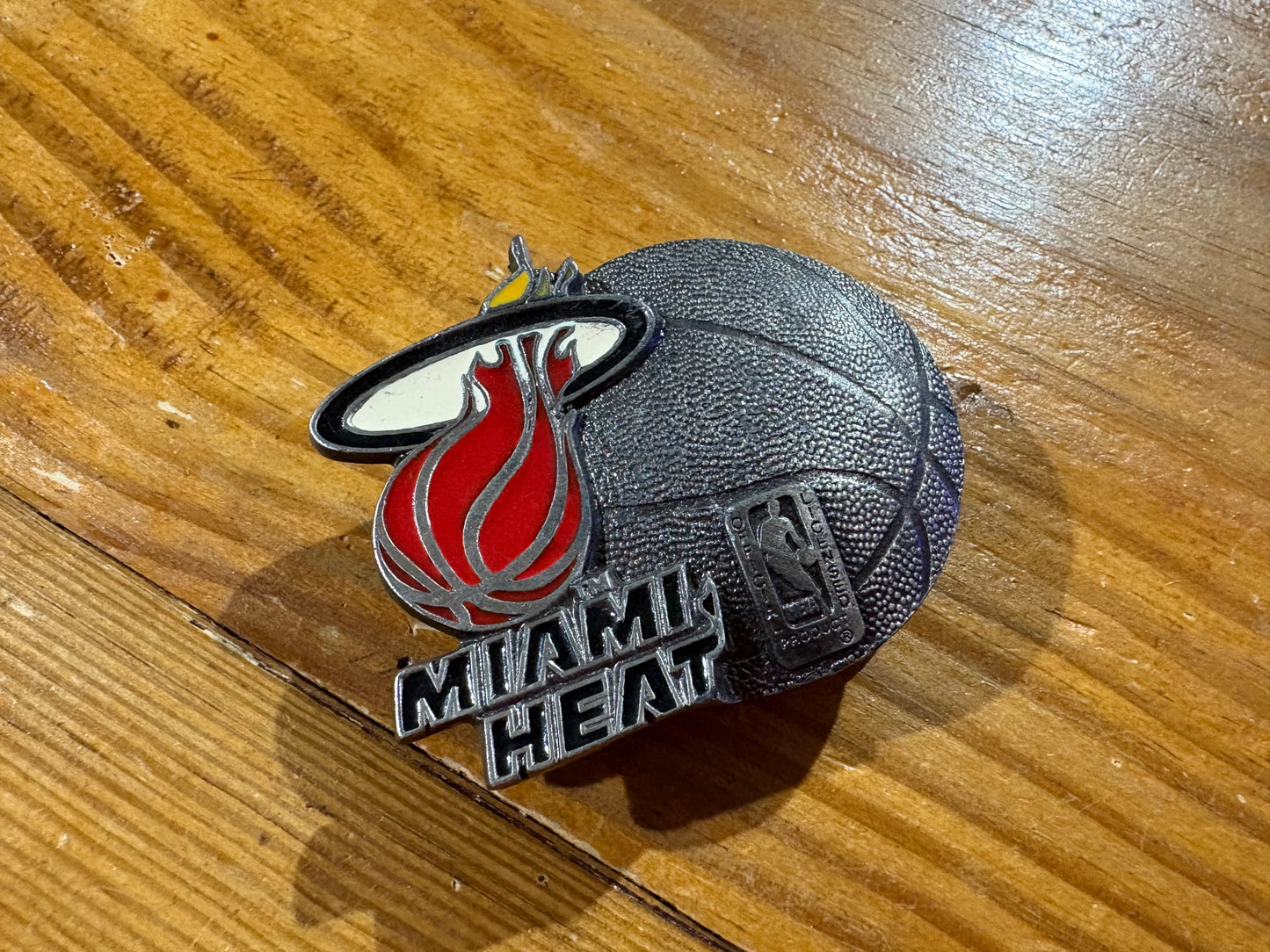 1994 Miami Heat Belt Buckle - Silver