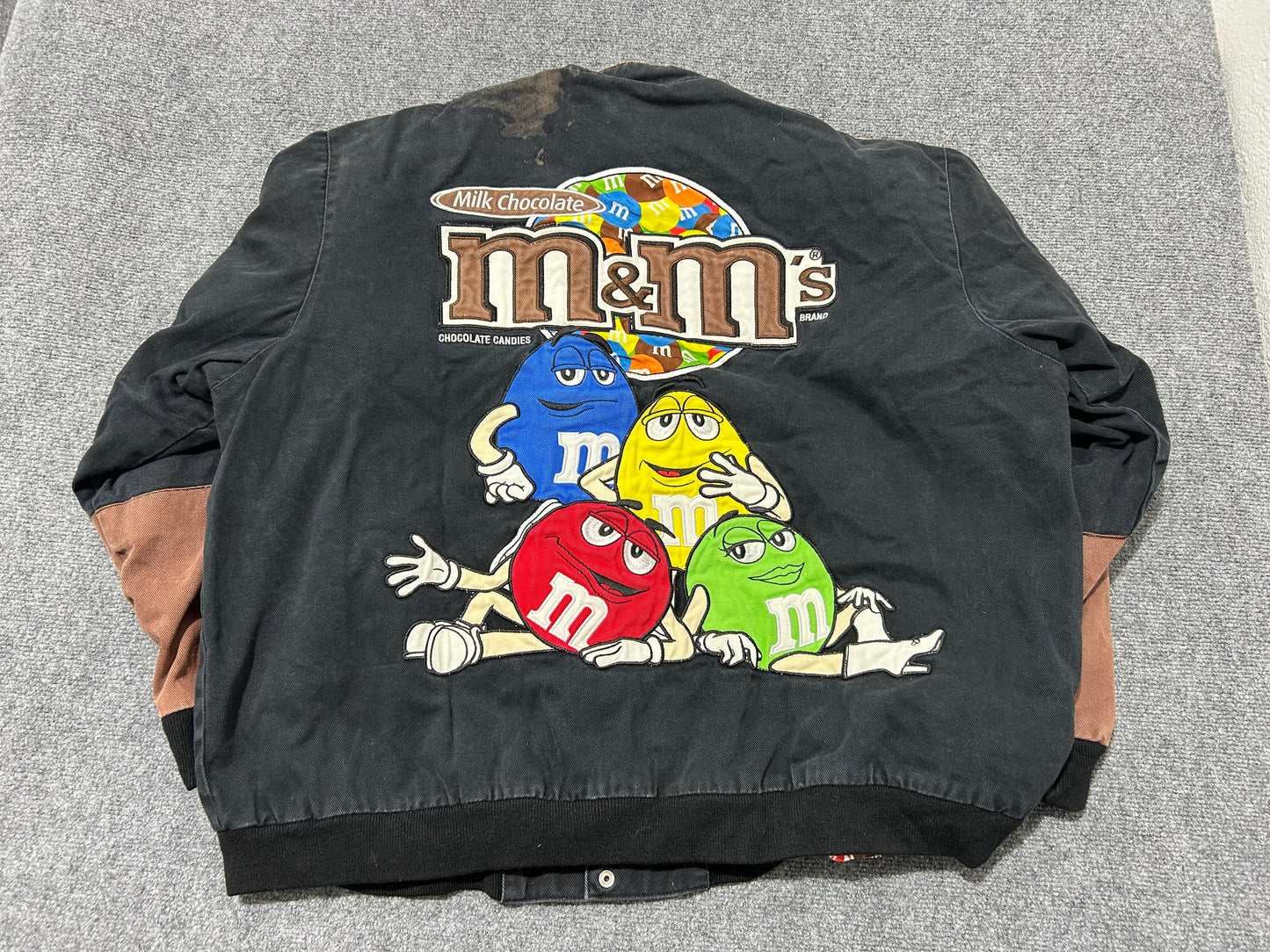 JH Design M&M Nascar Jacket - Brown Size XXXL