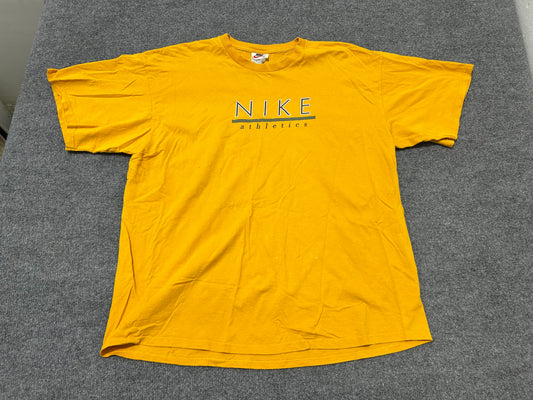 Nike Athletics Tee - Yellow size XL